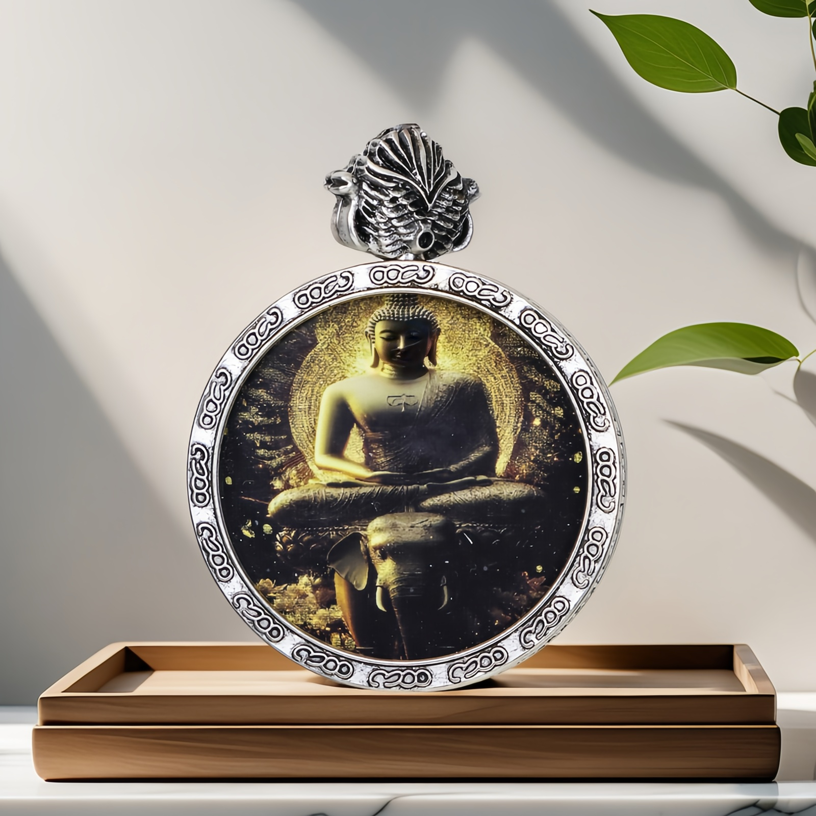 Black Gold Buddha Amulet