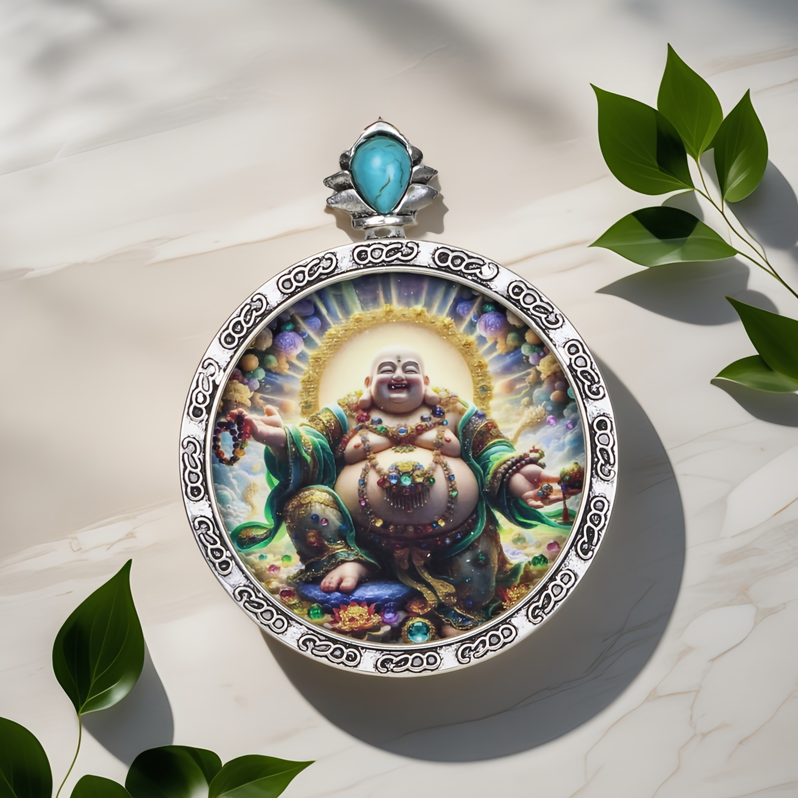 Maitreya Buddha, painted