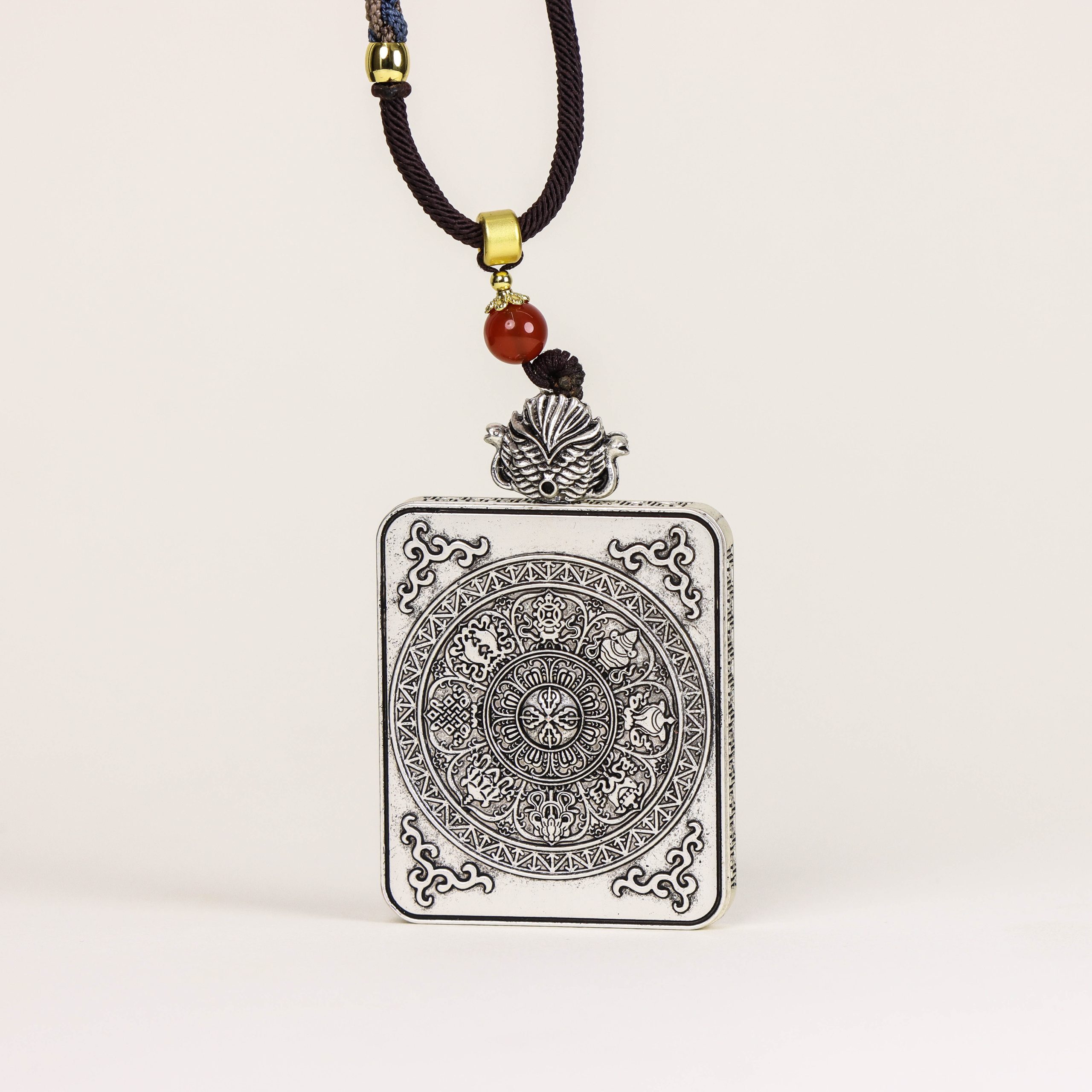 Hand-painted artwork, the God of Wealth bringing prosperity.